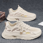 Damen Sportliche Sneakers mit atmungsaktiver Netzoberfläche und dämpfendem Sohlenprofil