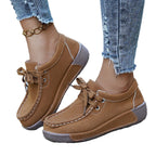 Damen komfortable Sneaker mit weichem Obermaterial und rutschfester Sohle R&B