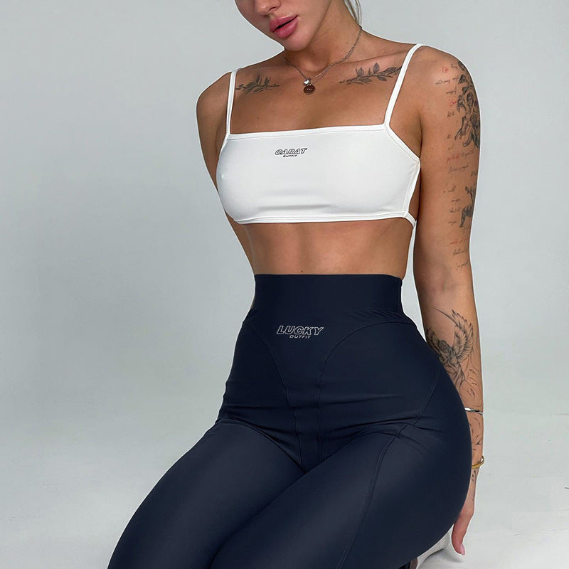 Damen Hochwertige Sportleggings mit hohem Taillenbund und atmungsaktivem Stoff R&B