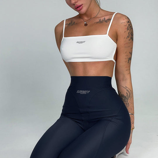 Damen Hochwertige Sportleggings mit hohem Taillenbund und atmungsaktivem Stoff R&B