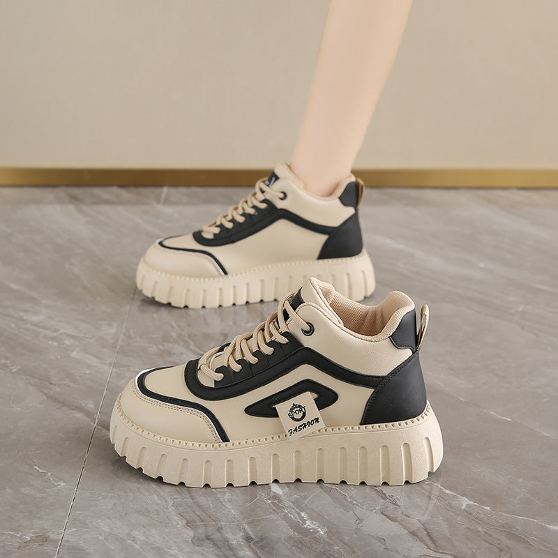 Damen Chunky High-Top Sneakers mit innovativer Sohlenkonstruktion R&B