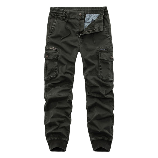 Herren Cargohose mit mehreren praktischen Taschen und elastischem Bund R&B