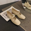 Damen Ballerinas mit elegantem Riemchen und hochwertiger Oberflächenstruktur R&B