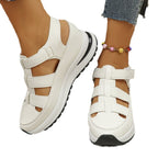 Damen Wedge-Sandalen mit ergonomischer Sohle und verstellbaren Riemen R&B