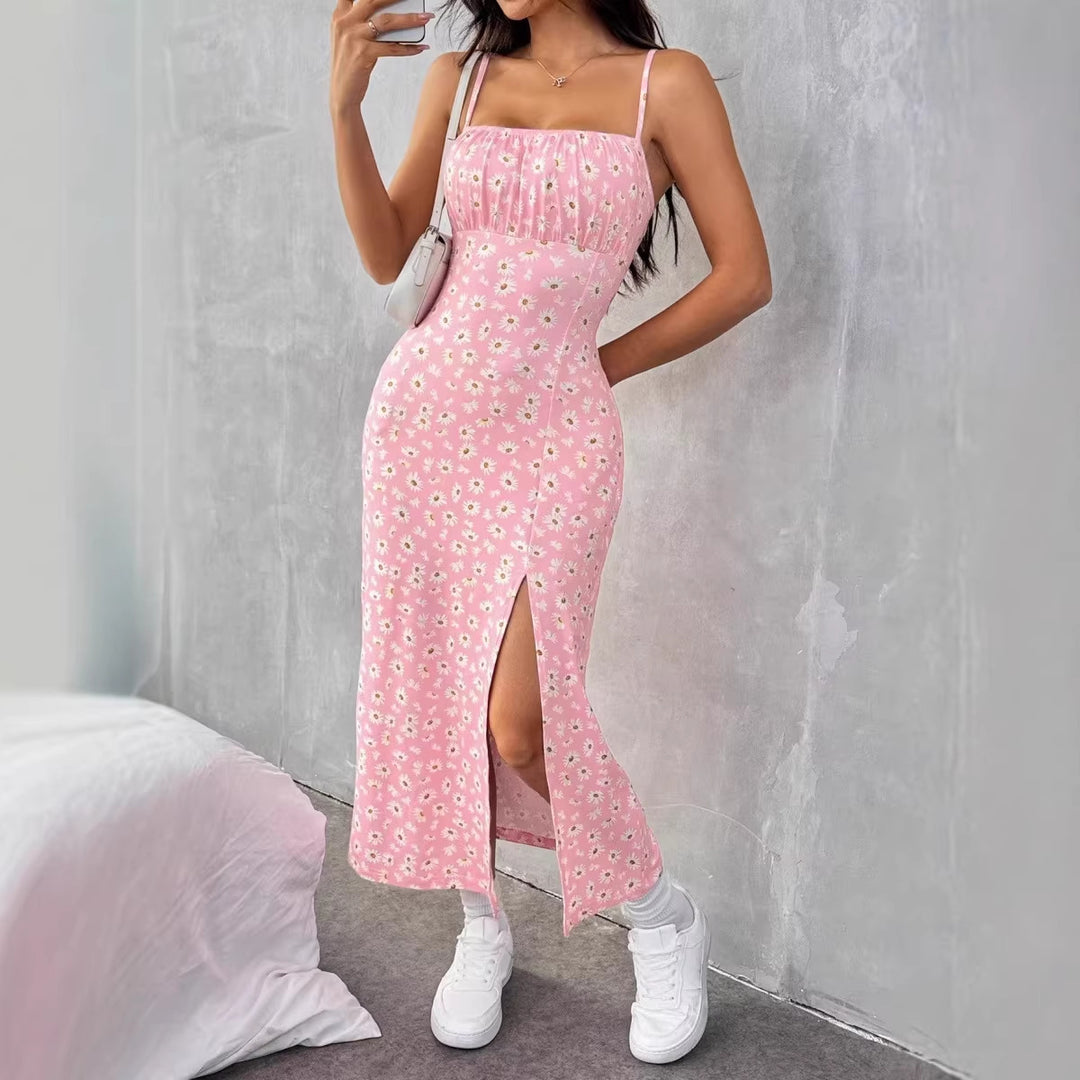 Damen Maxikleid mit Blumenmuster R&B
