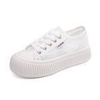 Damen Sneaker mit transparenter Spitze und extrahoher Sohle R&B