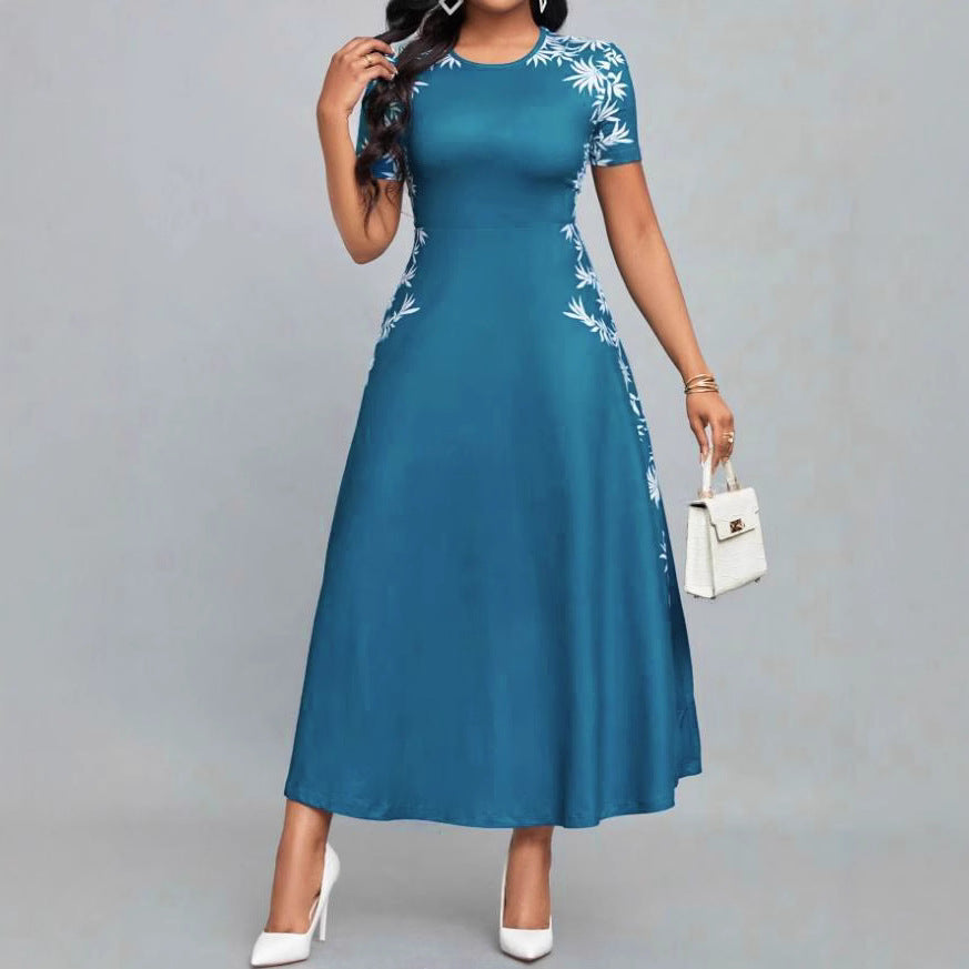 Damen Strandkleid mit floralem Design und fließendem Schnitt R&B