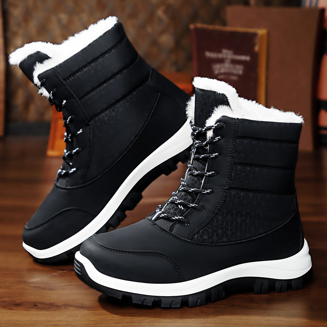 Damen Winterstiefel mit kuscheligem Innenfutter und rutschfester Sohle R&B