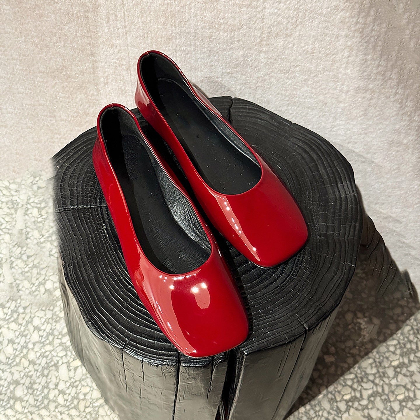 Damen Ballerinas mit elegantem quadratischen Zehenbereich und komfortabler Innensohle R&B