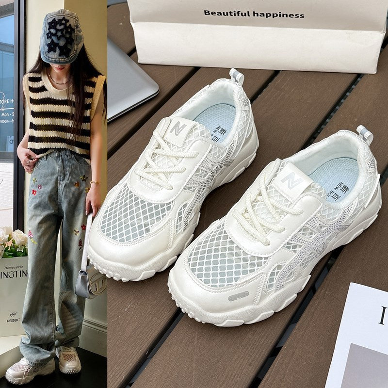 Damen Atmungsaktive Freizeitsneaker mit rutschfester Laufsohle und stabiler Konstruktion R&B