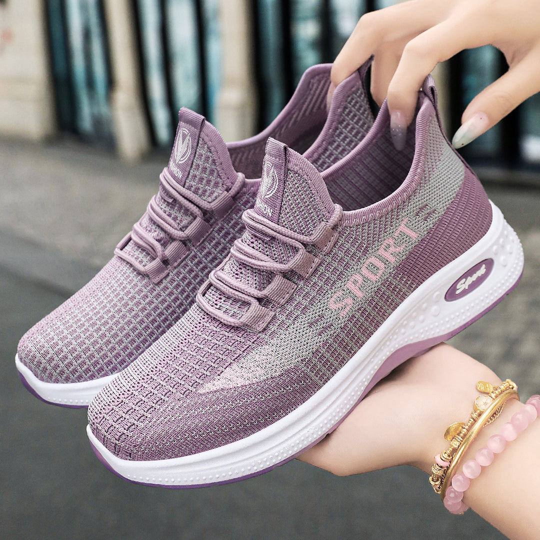 Damen Sportliche und atmungsaktive Fitness Sneakers R&B