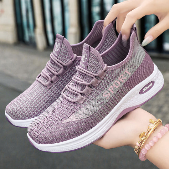 Damen Sportliche Fitness Sneakers mit atmungsaktiver Struktur R&B
