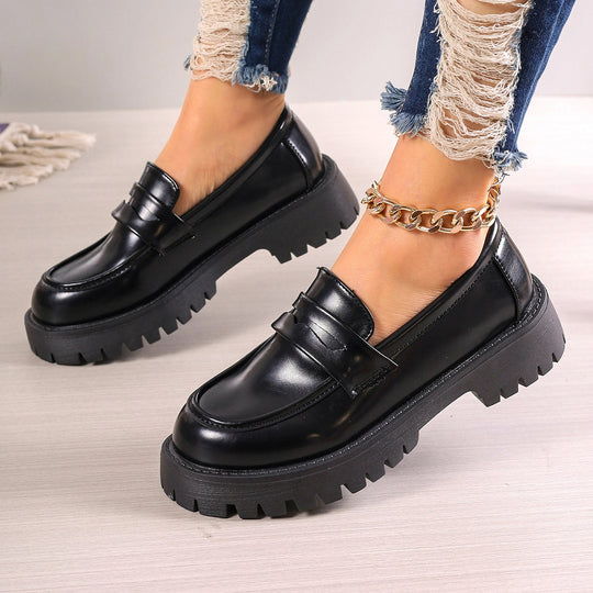 Damen Modische Loafers mit trendiger Sohle R&B