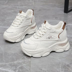 Damen Sportliche Chunky Sneakers mit atmungsaktiven Einsätzen und komfortabler Dämpfung