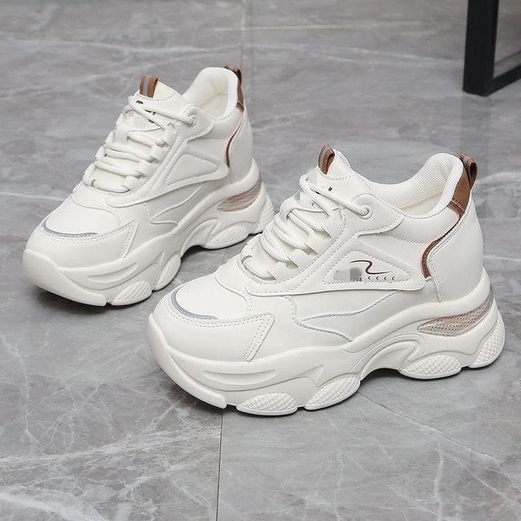Damen Sportliche Chunky Sneakers mit atmungsaktiven Einsätzen und komfortabler Dämpfung