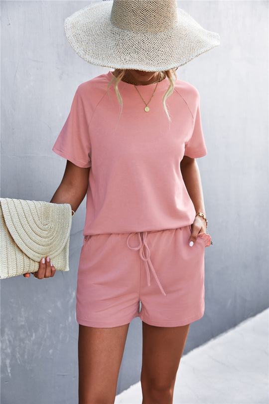 Damen lässiger Kurzsets R&B