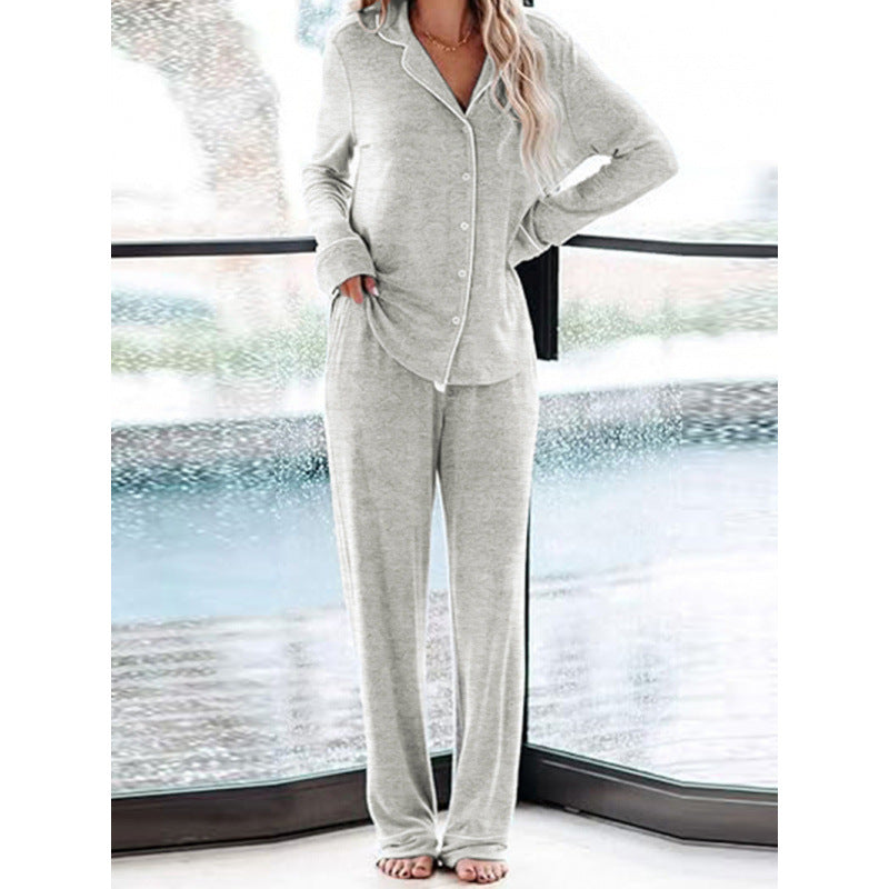 Damen Schlafanzug-Set aus weichem, atmungsaktivem Material R&B