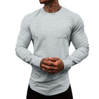 Herren Langarmshirt aus weichem Baumwollmix mit modernem Schnitt und Rundhalsausschnitt R&B