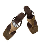Damen Zehentrenner-Sandalen mit ergonomischem Fußbett und modischem Riemendesign R&B