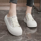 Damen Slip-On Sneakers im modernen Design mit transparentem Obermaterial und bequemer Sohle R&B