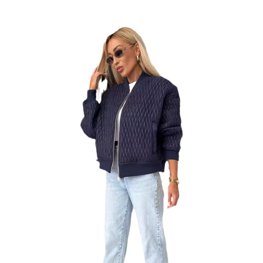 Damen elegante Steppjacke mit voluminösen Ärmeln R&B