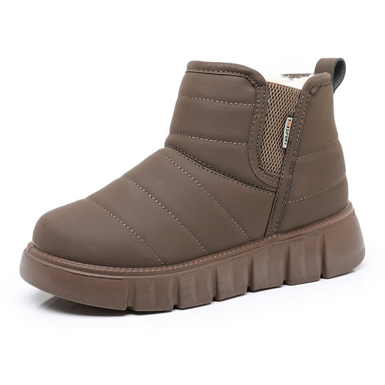 Damen Warme und gepolsterte Winterstiefel R&B