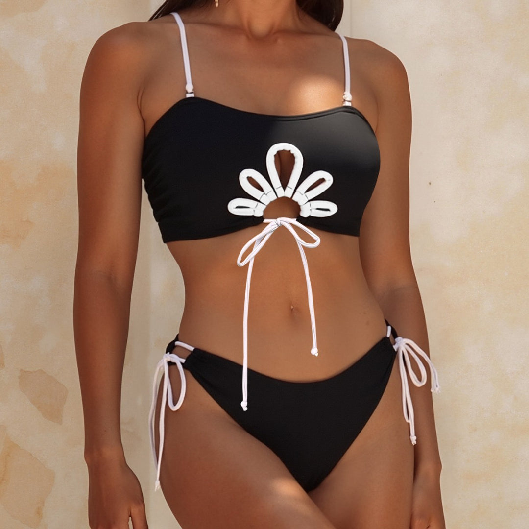 Damen Bikini-Set mit modischem Schnitt und dekorativem Cut-Out R&B