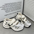 Damen Sportliche Sandalen mit verstellbaren Klettverschlüssen und dämpfender Sohle R&B
