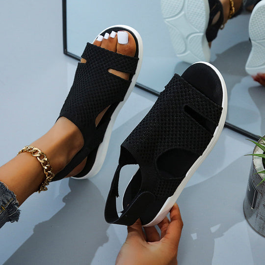 Damen Komfortable Sandalen mit atmungsaktivem Mesh-Obermaterial und rutschfester Sohle R&B