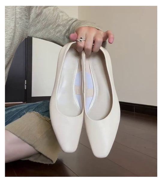 Damen Elegante und bequeme Slipper mit spitzem Zehenbereich R&B