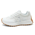 Damen sportliche Sneaker mit atmungsaktiver Mesh-Oberfläche und stoßdämpfendem Sohlenprofil R&B