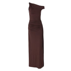 Damen Elegantes Wickelkleid mit gerafftem Einsatz R&B