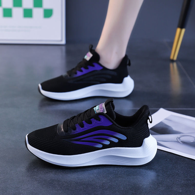 Damen Leichte Lauf- und Freizeitsneaker mit atmungsaktiver Oberseite und rutschfester Sohle R&B