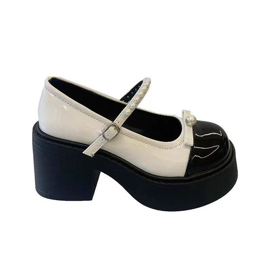 Damen Elegante Slingback-Pumps mit dekorativen Perlen und modischem Absatz R&B