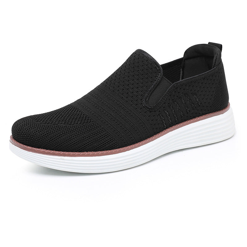 Damen Bequeme Slip-On Sneakers mit atmungsaktivem Obermaterial und flexiblem Fußbett R&B