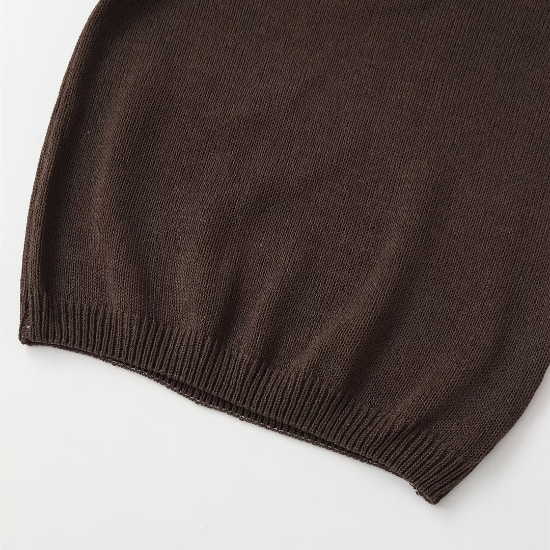 Damen Polohemd mit elegantem Kragen und hochwertigen Knopfdetails R&B