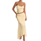 Damen Spitzen Set mit Rüschendetails R&B