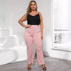 Damen Elegante Hochbundhose mit bequemem Schnitt R&B