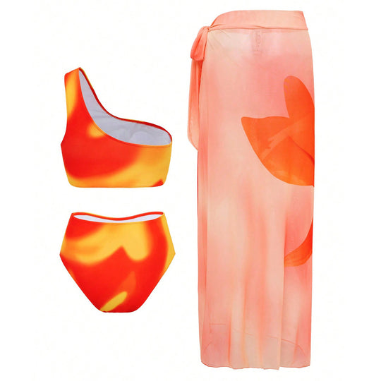 Damen Bikiniset mit Pareo R&B