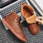 Damen Winterliche High-Top Sneakers mit isolierendem Innenfutter und rutschfester Sohle
