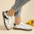 Damen Sportliche Sneakers mit hochwertiger Leder-Verarbeitung und rutschfester Gummisohle R&B