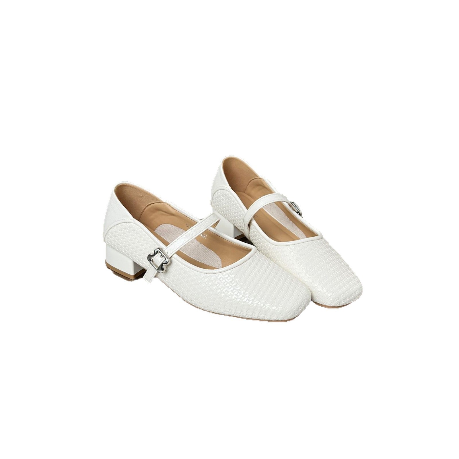 Damen Elegante Schnürschuhe mit modischer Riemenverzierung und bequemer Blockabsatz R&B
