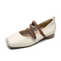 Damen Ballerinas mit komfortablem Riemchendesign und weichem Fußbett R&B