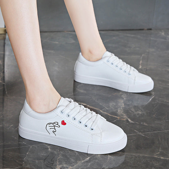 Damen Sneakers mit elegantem Logo und bequemer Sohle R&B