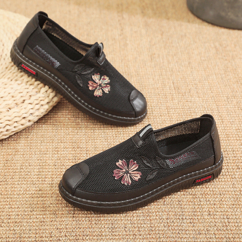 Damen Atmungsaktive Freizeitschuhe mit floralem Design
