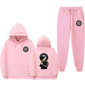 Damen Set aus Kapuzenpullover und Jogginghose mit einzigartigem Druck