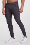 Herren eng anliegende Chinohose mit elastischem Bund und stylishem Design R&B