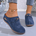 Damen Komfortable Clogs mit eleganter Verzierung R&B