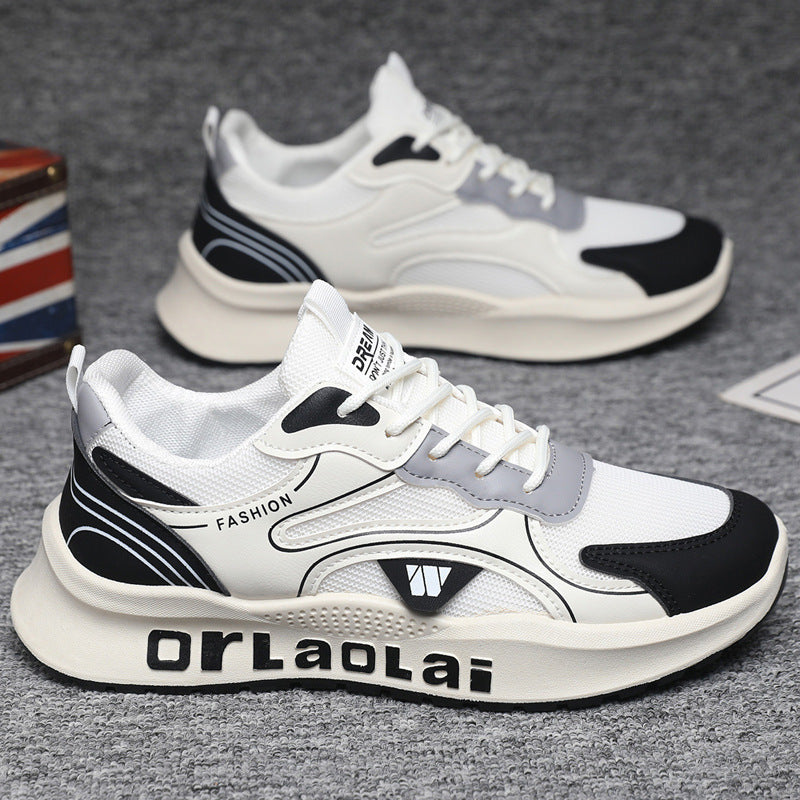 Damen Modische Lifestyle Sneakers mit rutschfester Sohle und atmungsaktiver Obermaterialstruktur R&B