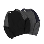 Herren modischer Sweatshirt mit Kontrastärmel Hedi-Mode